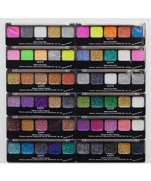 NYX Glitter Cream Palette